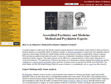 Tablet Screenshot of forensic-psych.com